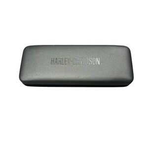 Harley Davidson Gray Black‎ Hard Shell Glasses Eye Sun Glass Case Designer Carry